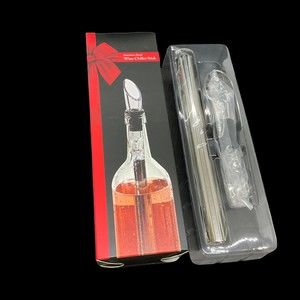 Stainless Steel Wine Chiller Stick Brand NEW w Box Gift